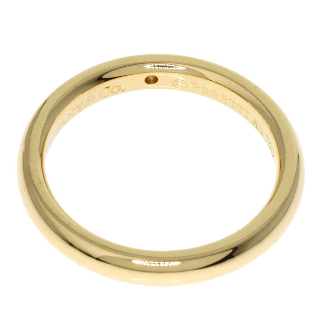 TIFFANY&Co. Ring 18K Yellow Gold gold Classic Band 1P Diamond Women Used Authentic
