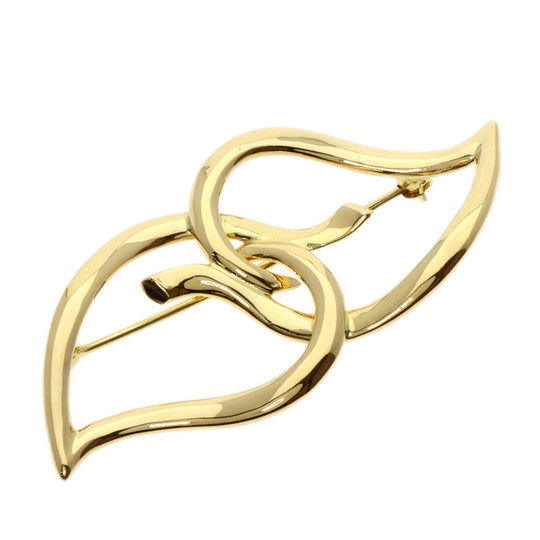 TIFFANY&Co. Brooch 18K Yellow Gold gold double leaf