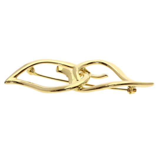 TIFFANY&Co. Brooch 18K Yellow Gold gold double leaf