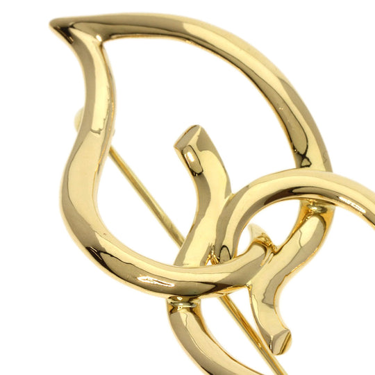 TIFFANY&Co. Brooch 18K Yellow Gold gold double leaf