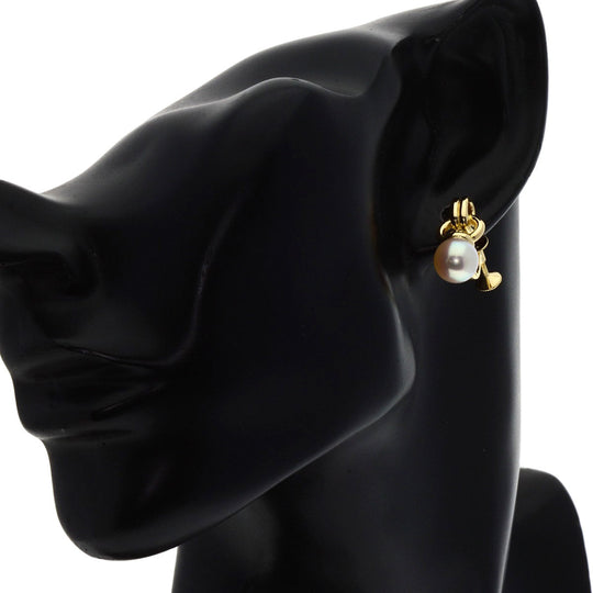 MIKIMOTO Earring 18K Yellow Gold gold Pearl
