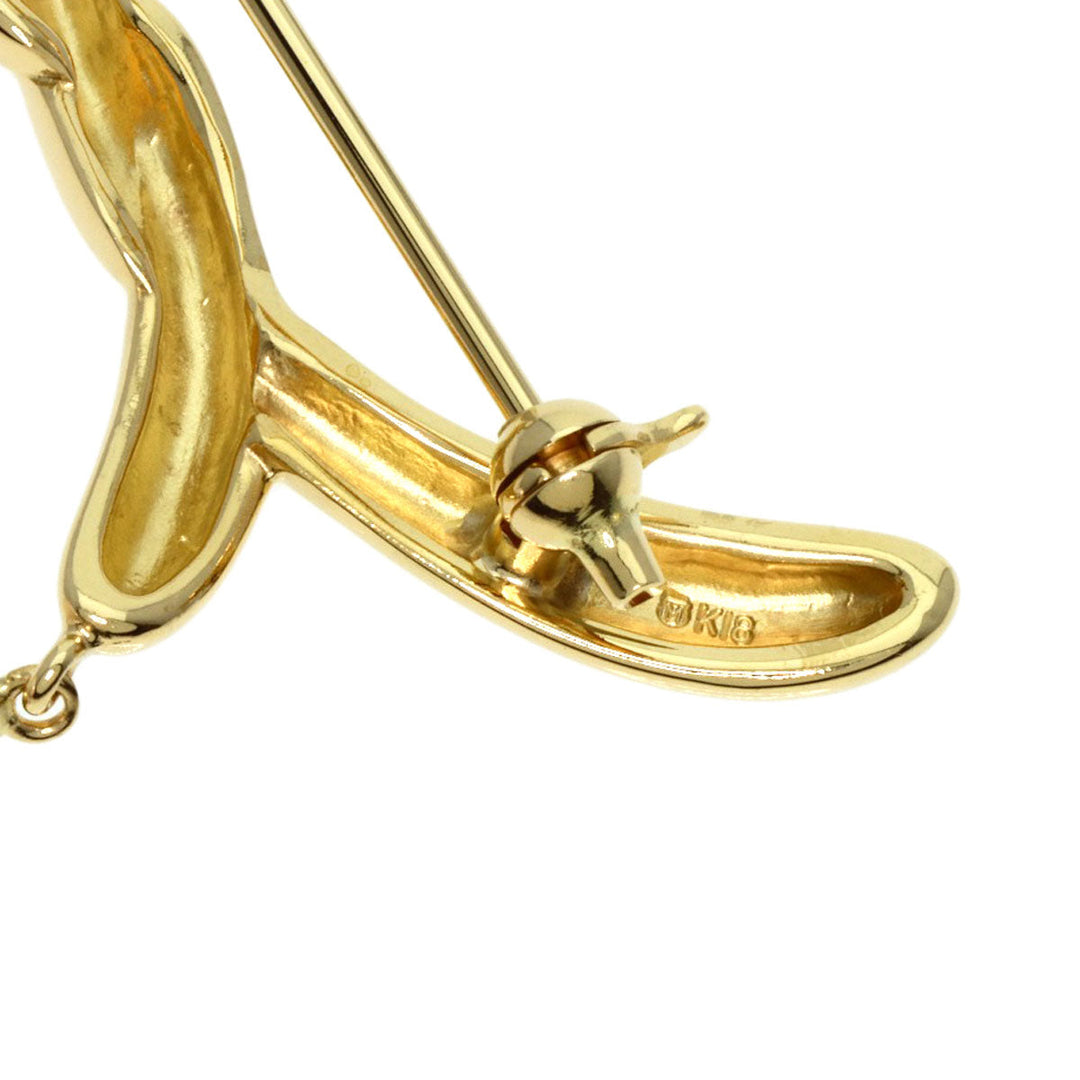 MIKIMOTO Brooch 18K Yellow Gold gold Pearl Women Used Authentic