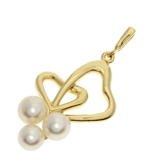 MIKIMOTO Pendant top 18K Yellow Gold gold Pearl Women Used Authentic