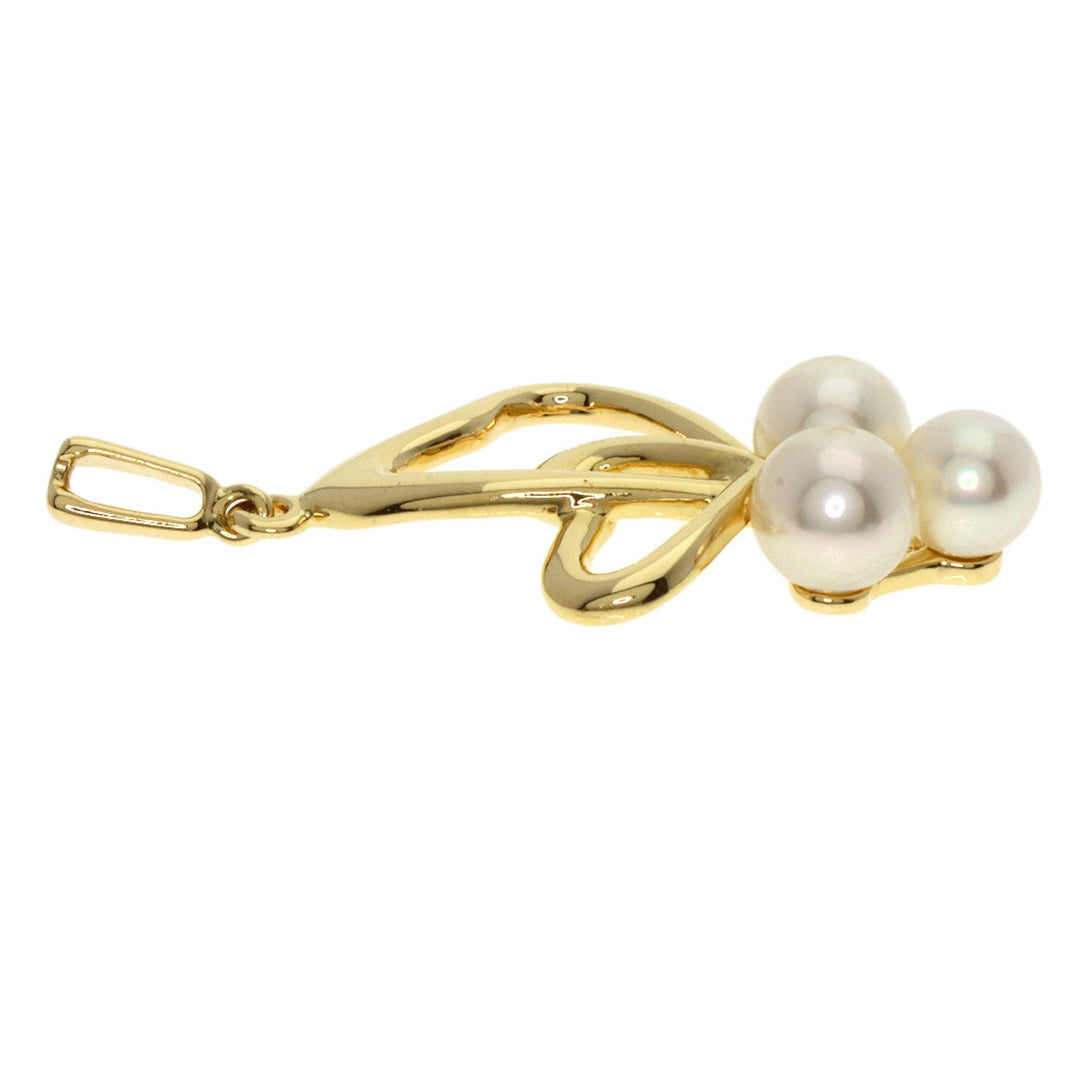 MIKIMOTO Pendant top 18K Yellow Gold gold Pearl Women Used Authentic