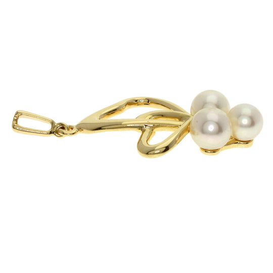 MIKIMOTO Pendant top 18K Yellow Gold gold Pearl Women Used Authentic