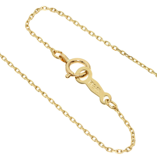 MIKIMOTO Necklace 18K Yellow Gold gold Pearl 1P Diamond