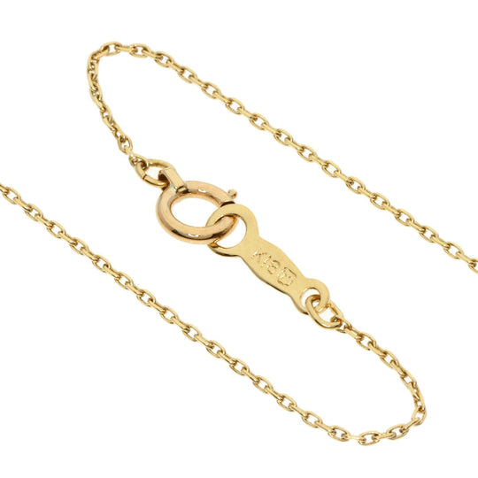 MIKIMOTO Necklace 18K Yellow Gold gold Pearl 1P Diamond