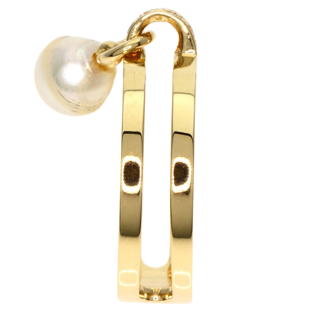 MIKIMOTO Ring 18K Yellow Gold gold Pearl pearl diamond Women Used Authentic