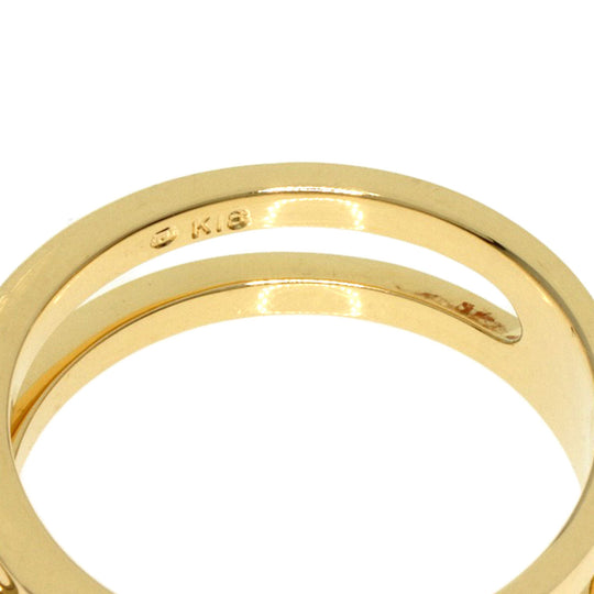 MIKIMOTO Ring 18K Yellow Gold gold Pearl pearl diamond Women Used Authentic