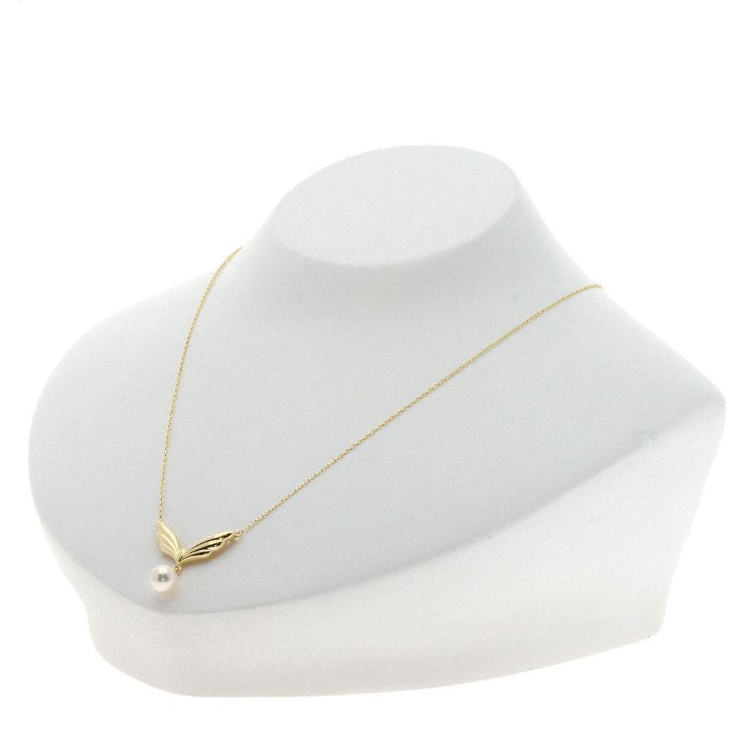 MIKIMOTO Necklace 18K Yellow Gold gold Pearl Women Used Authentic