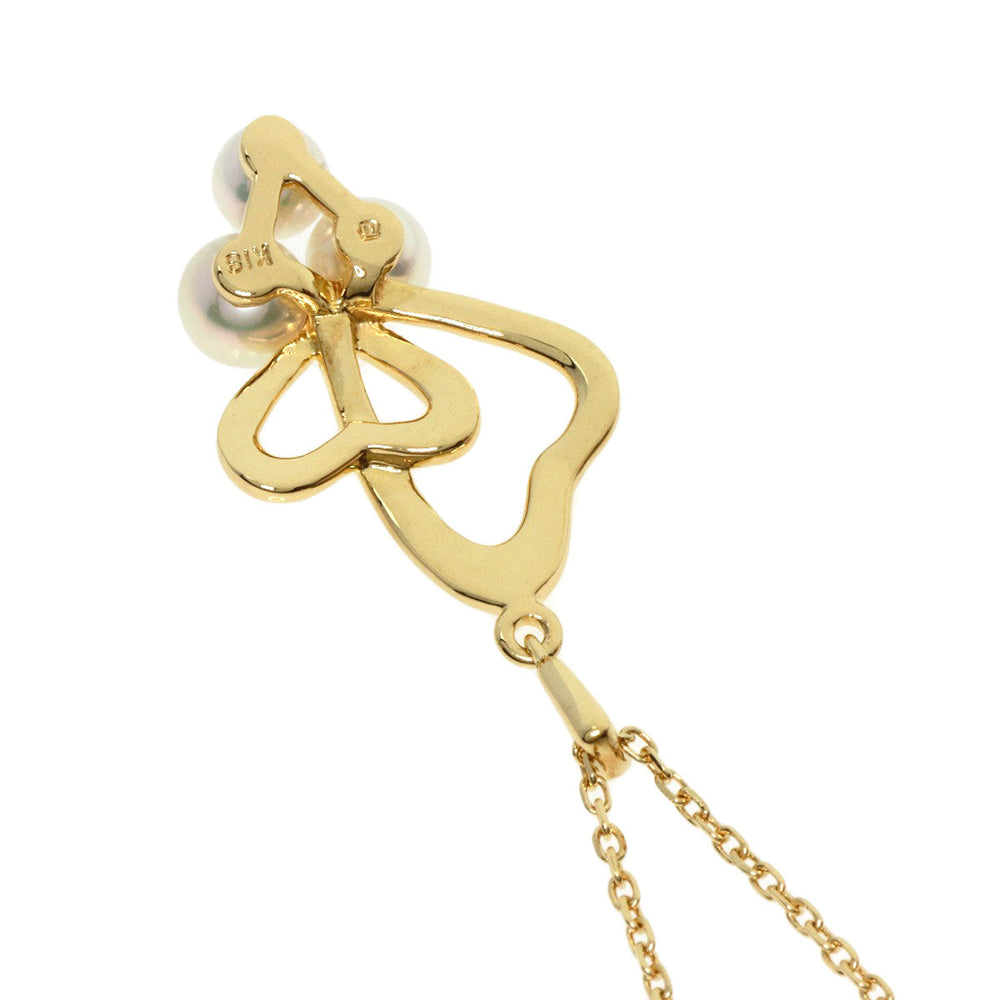 MIKIMOTO Necklace 18K Yellow Gold gold Pearl Women Used Authentic