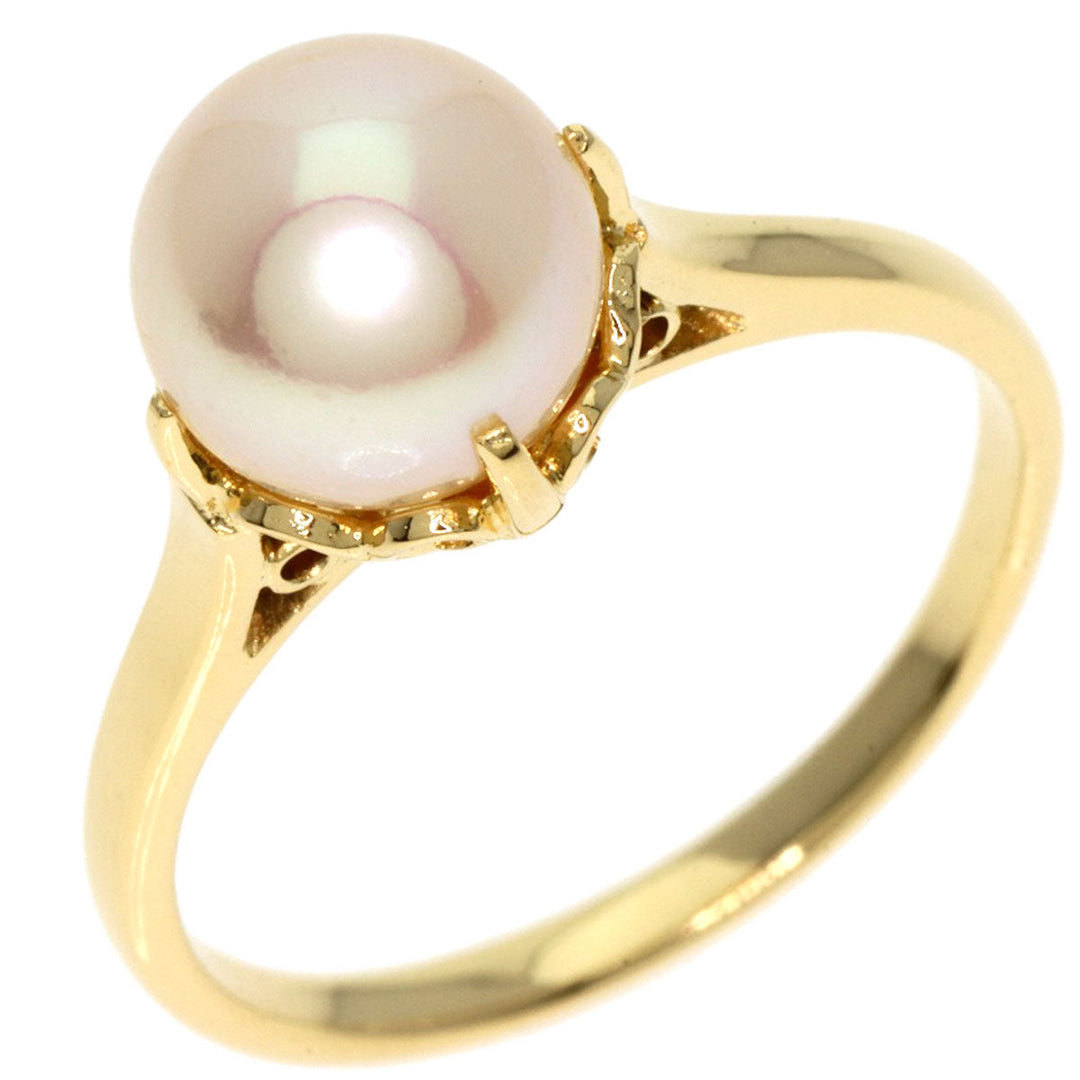 MIKIMOTO Ring 18K Yellow Gold gold Pearl Women Used Authentic