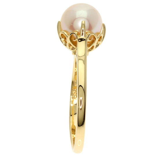 MIKIMOTO Ring 18K Yellow Gold gold Pearl Women Used Authentic