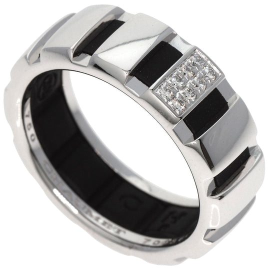 Chaumet Ring K18WG Silver Class One Diamond #53 Women Used Authentic