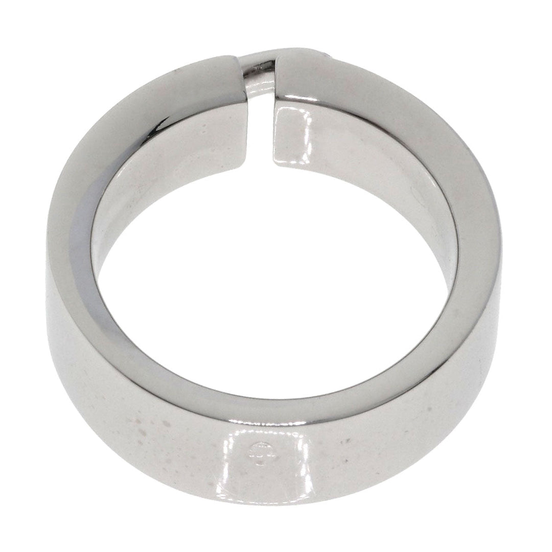 Chaumet Ring K18WG Silver Lian Diamond Women Used Authentic