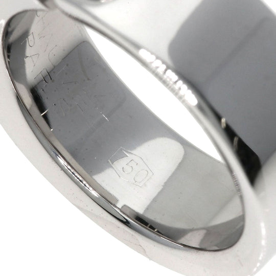 Chaumet Ring K18WG Silver Lian Diamond Women Used Authentic