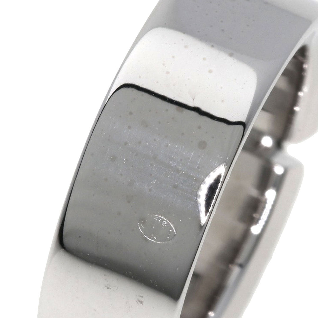 Chaumet Ring K18WG Silver Lian Diamond Women Used Authentic