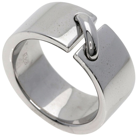 Chaumet Ring K18WG Silver Lian Women Used Authentic