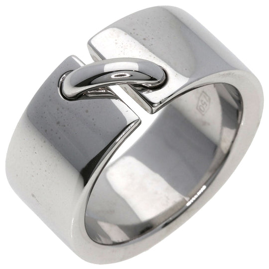 Chaumet Ring K18WG Silver Lian Women Used Authentic