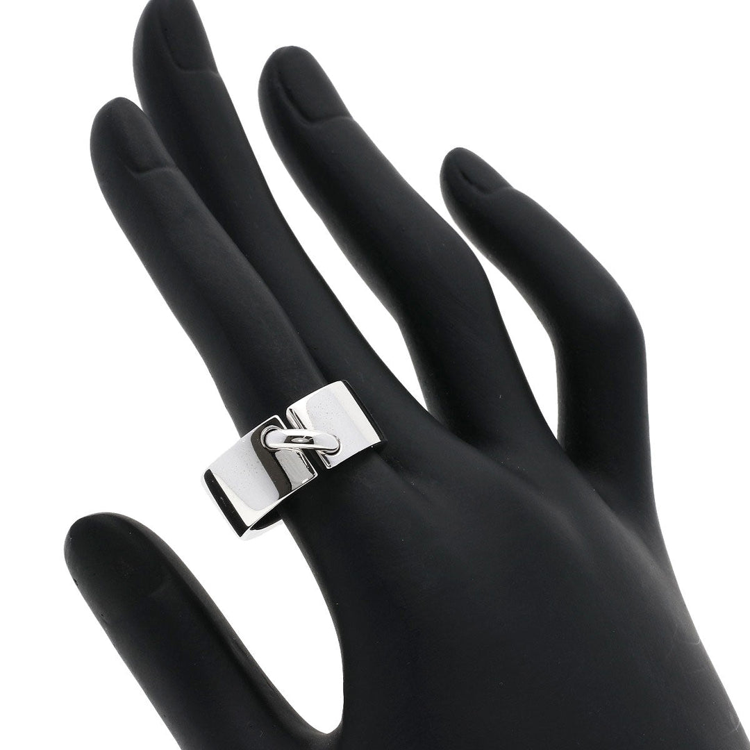 Chaumet Ring K18WG Silver Lian Women Used Authentic