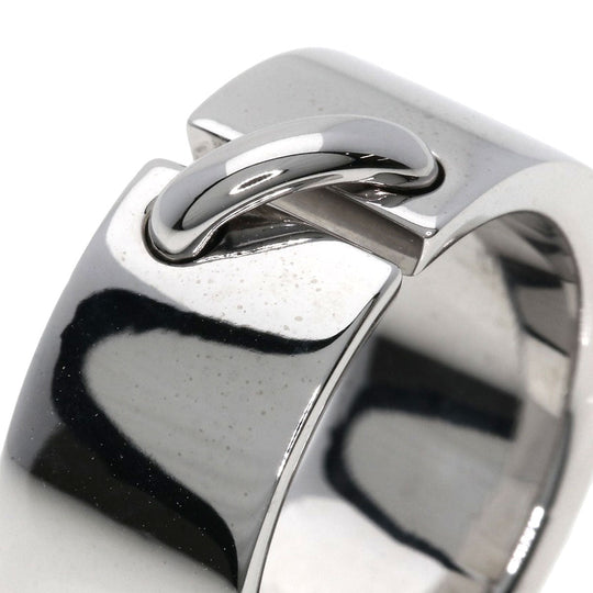 Chaumet Ring K18WG Silver Lian Women Used Authentic