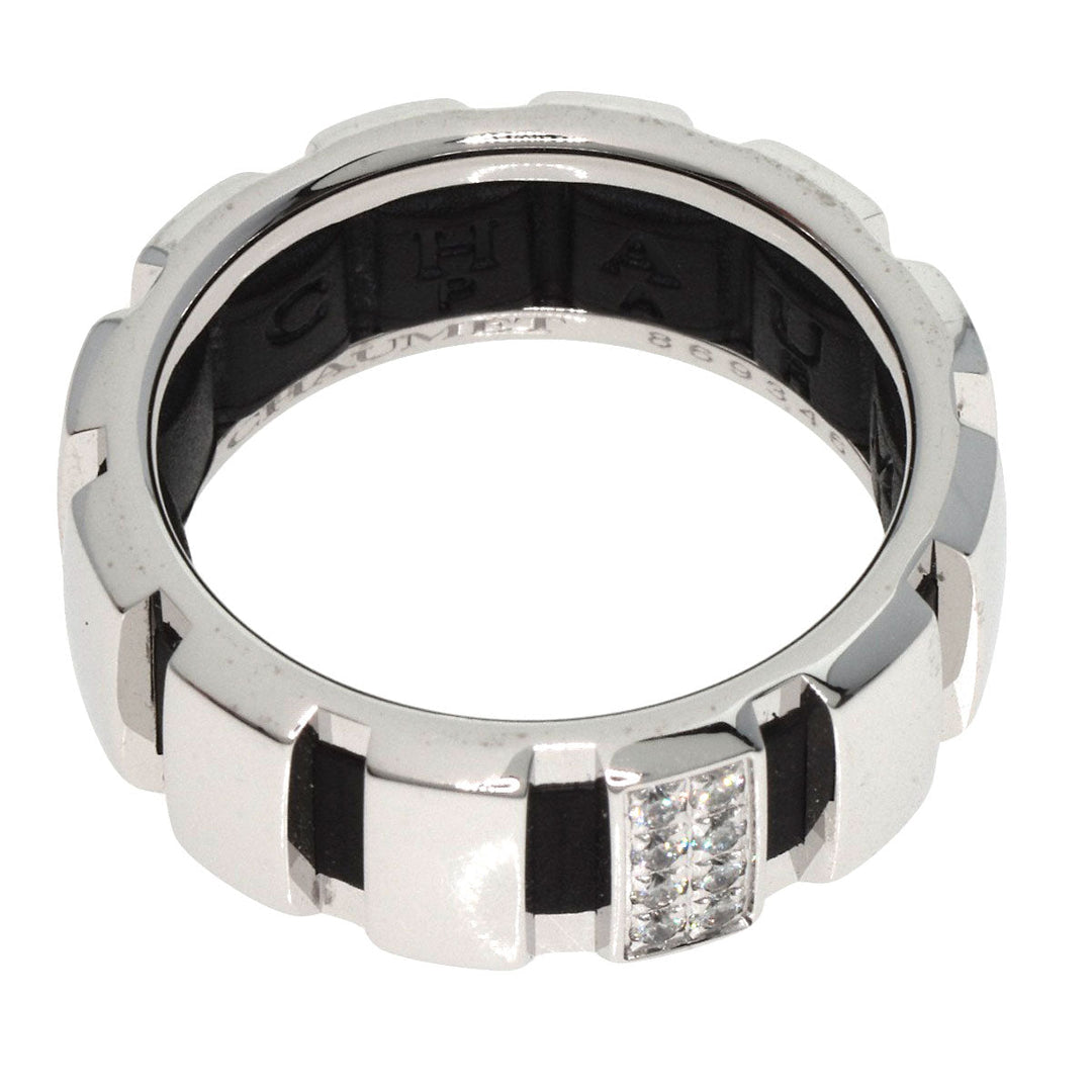 Chaumet Ring K18WG Silver Class One Diamond #51