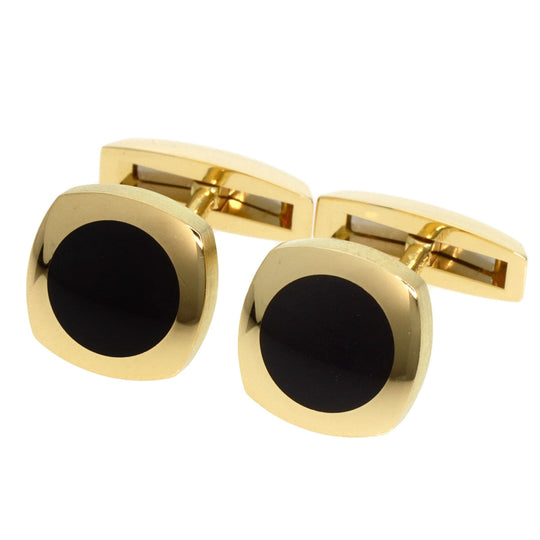 Chaumet cuffs 18K Yellow Gold gold onyx mens Used Authentic