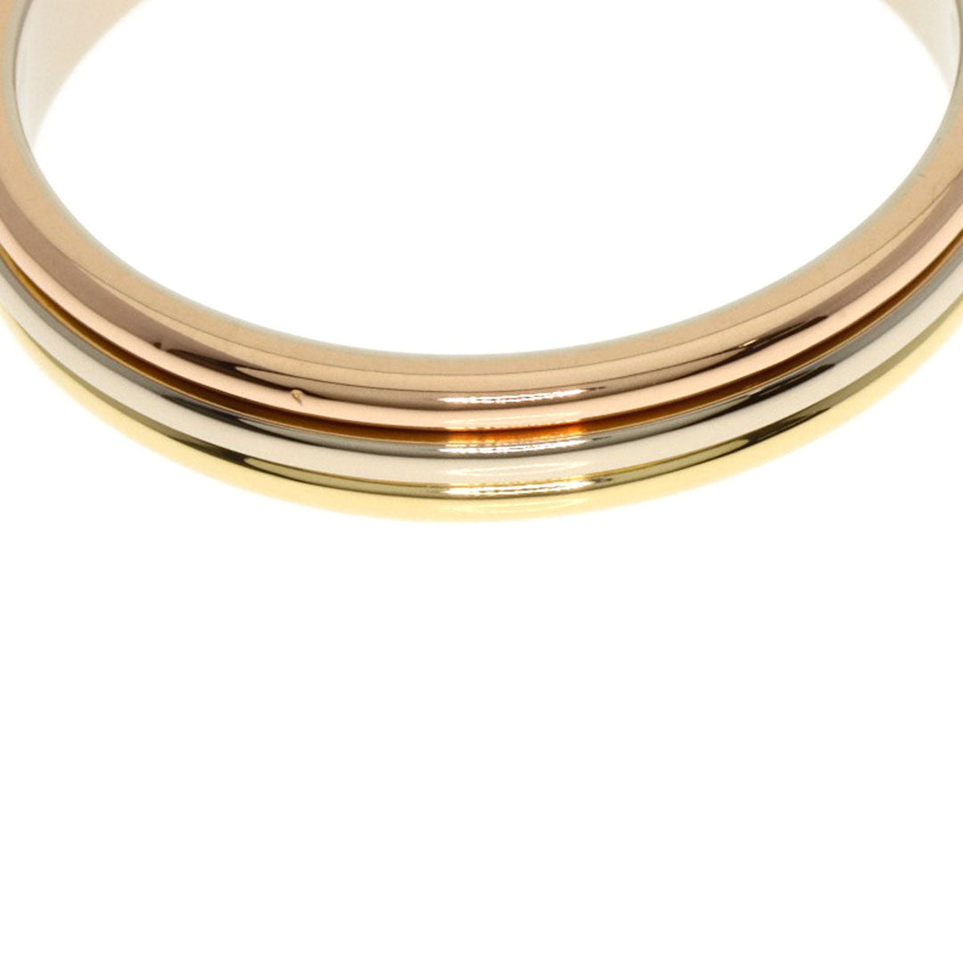 CARTIER Ring K18YG , K18WG , K18PG gold Three Color #63 Women Used Authentic