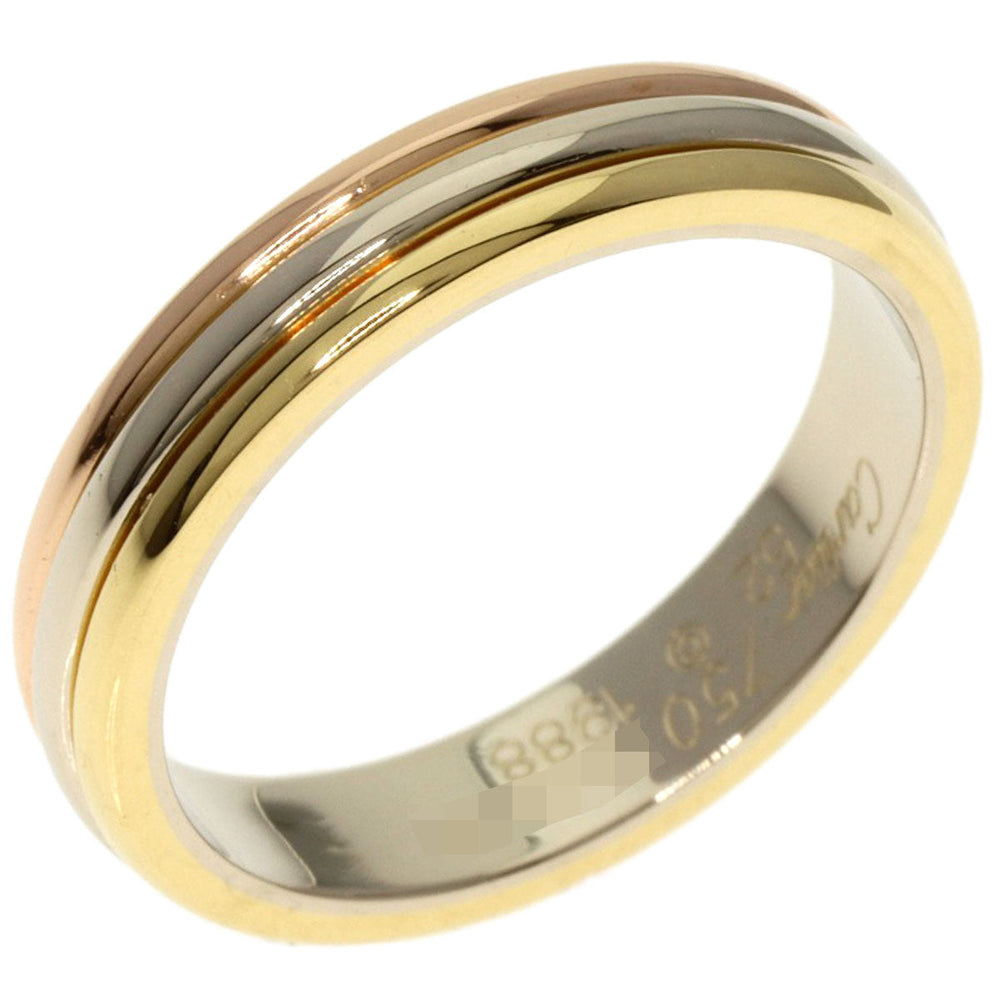 CARTIER Ring 18K Yellow Gold gold Three colors # 52