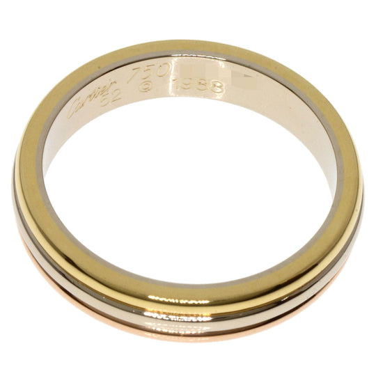 CARTIER Ring 18K Yellow Gold gold Three colors # 52