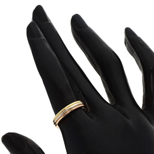 CARTIER Ring 18K Yellow Gold gold Three colors # 52