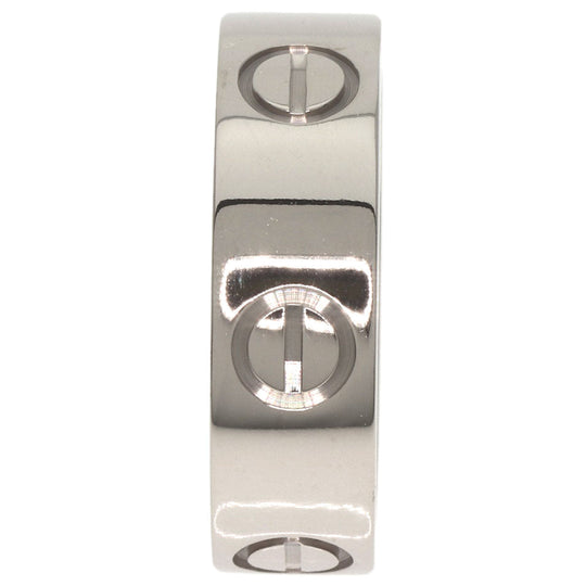 CARTIER Ring K18WG Silver Love Ring #50