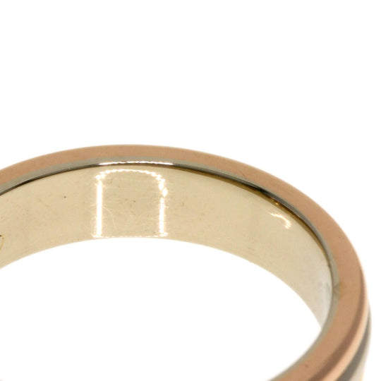 CARTIER Ring K18YG , K18WG gold Three colors # 48 Women Used Authentic