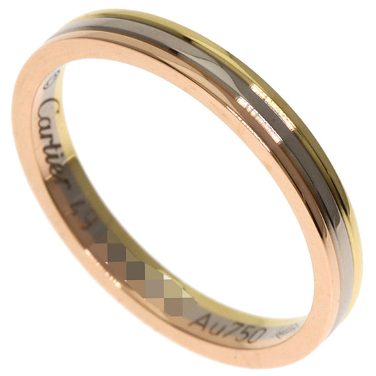 CARTIER Ring 18K Yellow Gold gold Three colors # 49