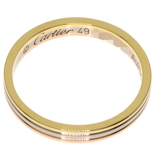 CARTIER Ring 18K Yellow Gold gold Three colors # 49