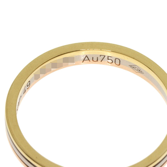 CARTIER Ring 18K Yellow Gold gold Three colors # 49