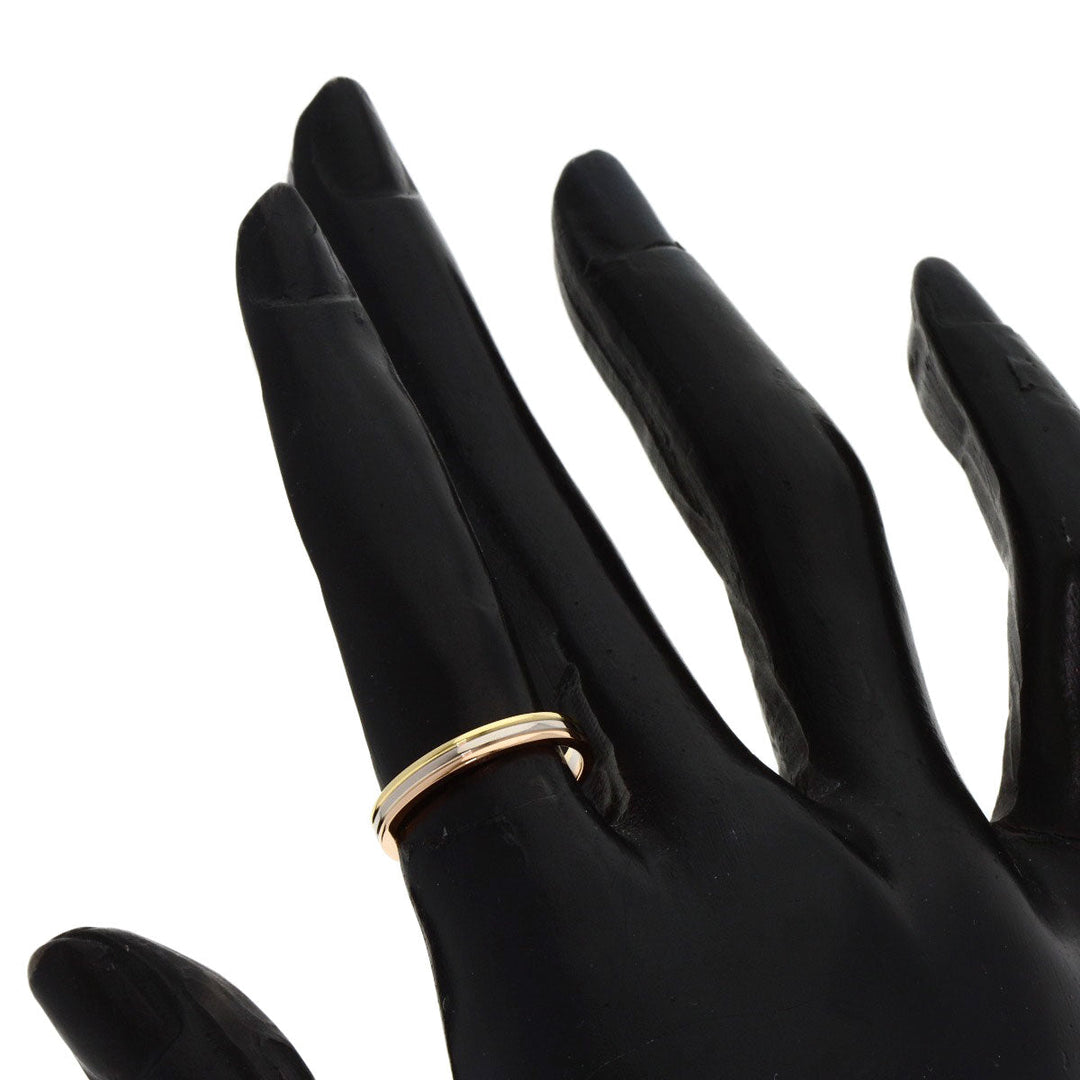 CARTIER Ring 18K Yellow Gold gold Three colors # 49