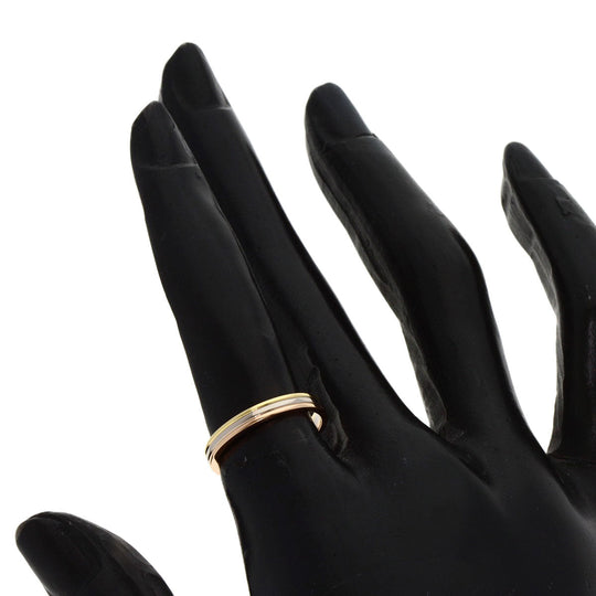 CARTIER Ring 18K Yellow Gold gold Three colors # 49