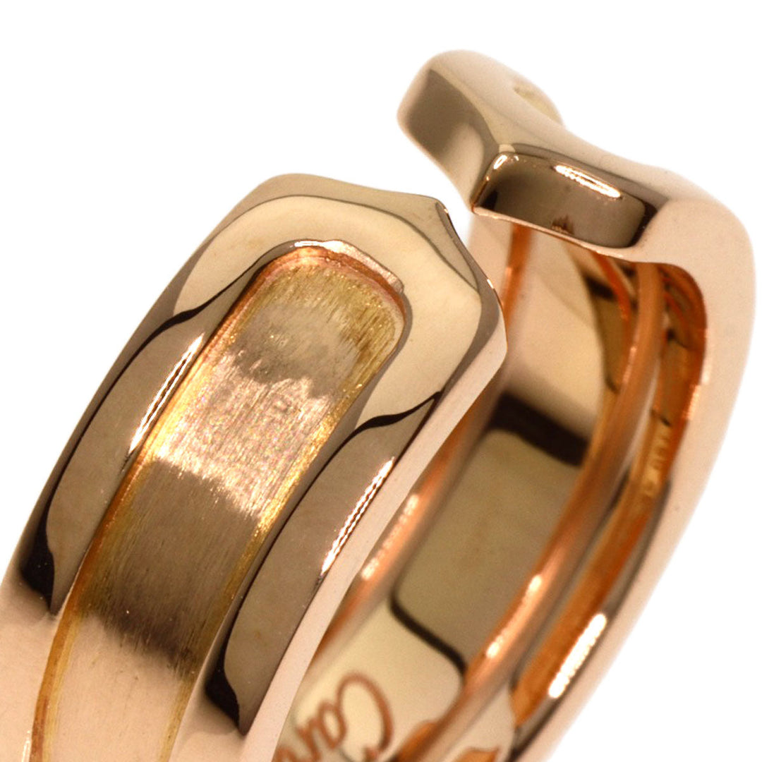 CARTIER Ring 18K Pink Gold gold C2 Ring SM #48 Women Used Authentic
