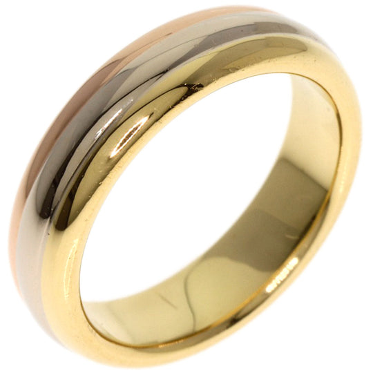 CARTIER Ring K18YG , K18PG , K18WG gold Three Color #45 Women Used Authentic