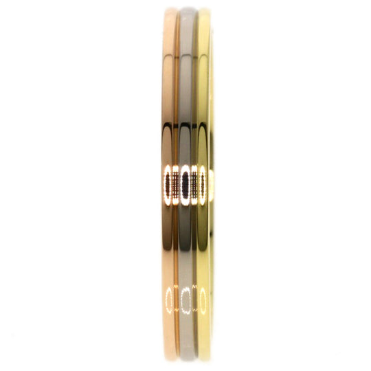 CARTIER Ring 18K Yellow Gold gold Three colors # 52