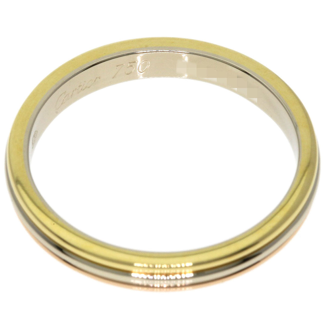 CARTIER Ring K18YG , K18WG , K18PG gold Three color Women Used Authentic