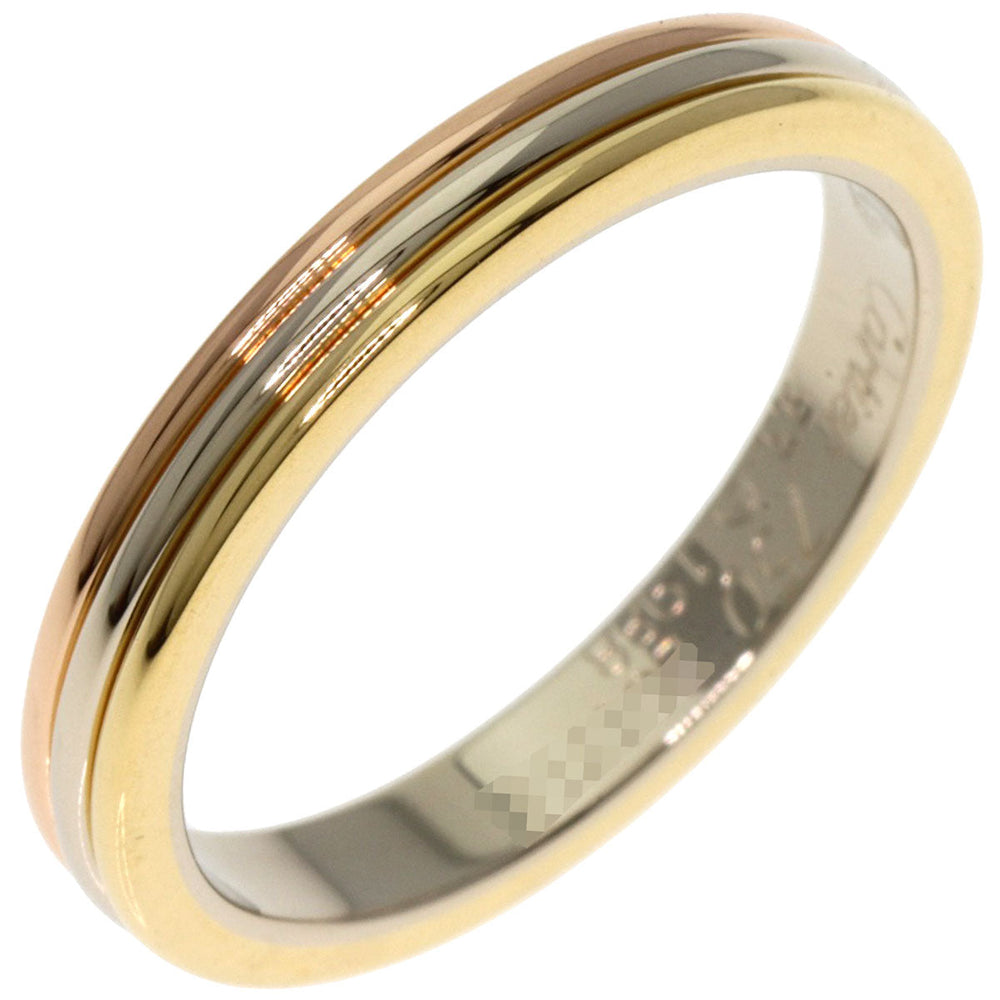 CARTIER Ring 18K Yellow Gold gold Three colors # 53