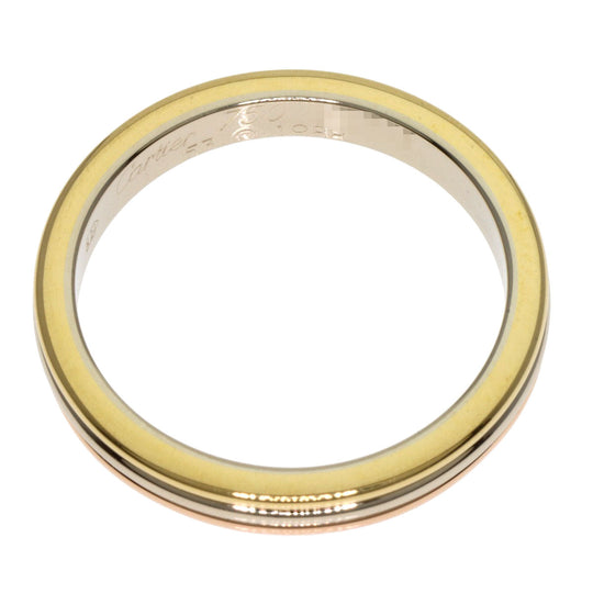 CARTIER Ring 18K Yellow Gold gold Three colors # 53