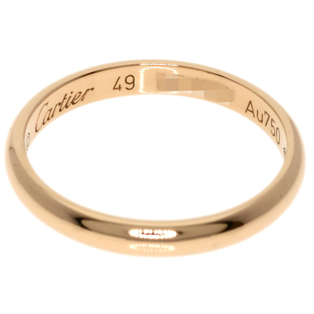 CARTIER Ring 18K Pink Gold gold Classic Wedding #49 Women Used Authentic