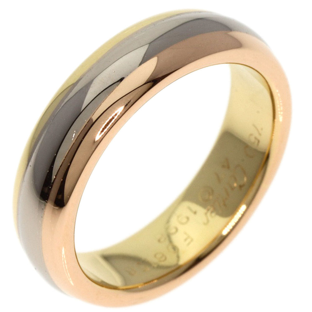 CARTIER Ring K18YG , K18PG , K18WG gold Three colors # 47 Women Used Authentic