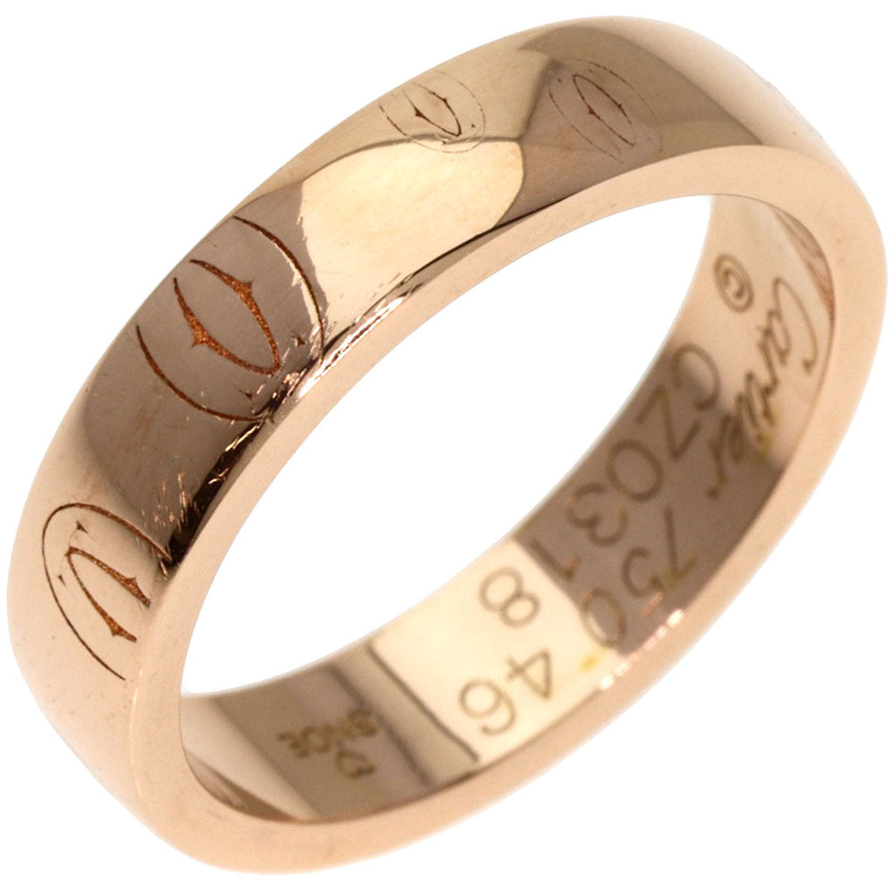 CARTIER Ring 18K Pink Gold gold Happy birthday # 46