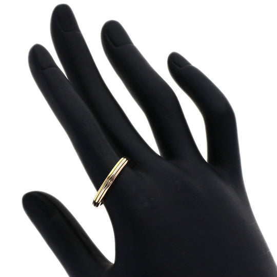 CARTIER Ring K18YG , K18PG , K18WG gold Three Color #57 Women Used Authentic