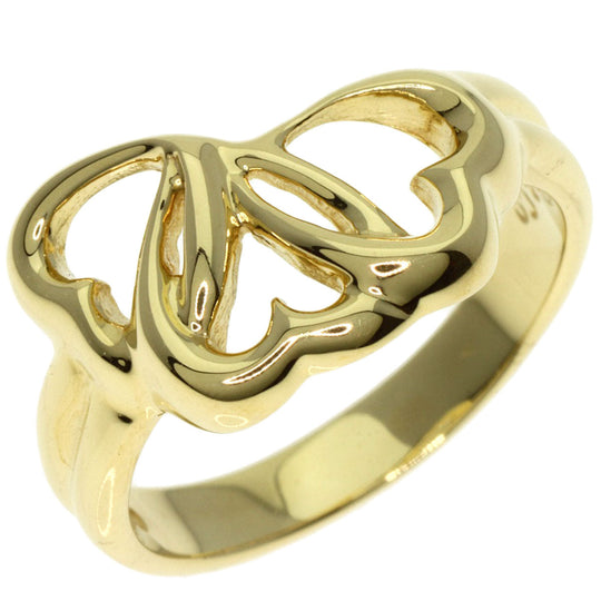 TIFFANY&Co. Ring 18K Yellow Gold gold Triple heart Women Used Authentic