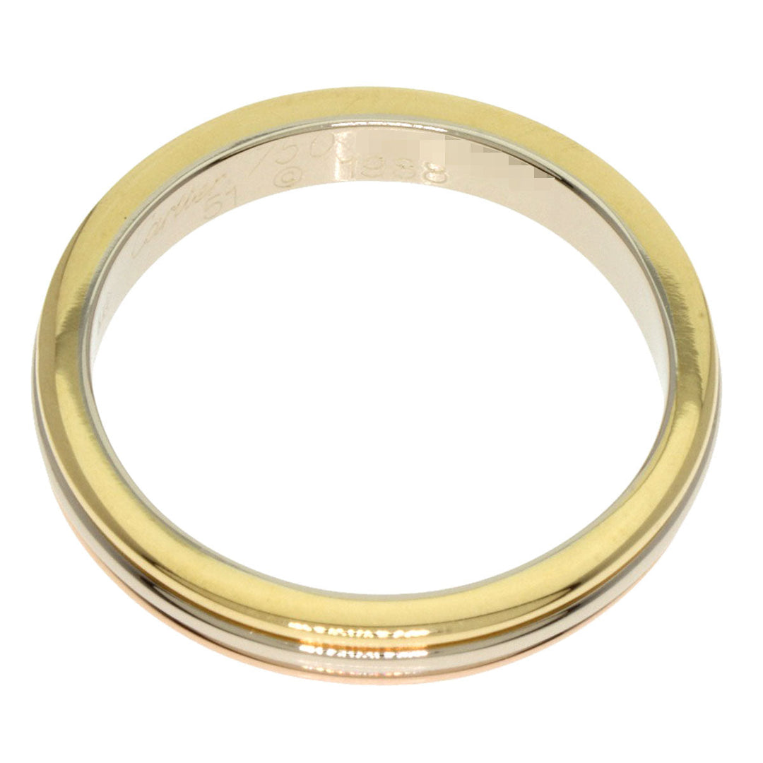 CARTIER Ring 18K Yellow Gold gold Three Color #51